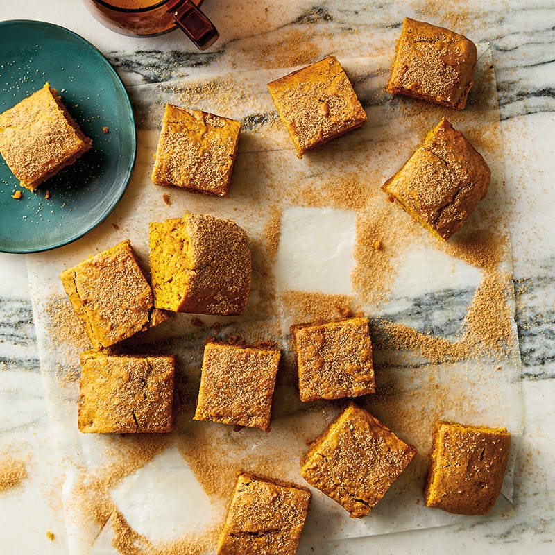 Pumpkin Spice Blondies