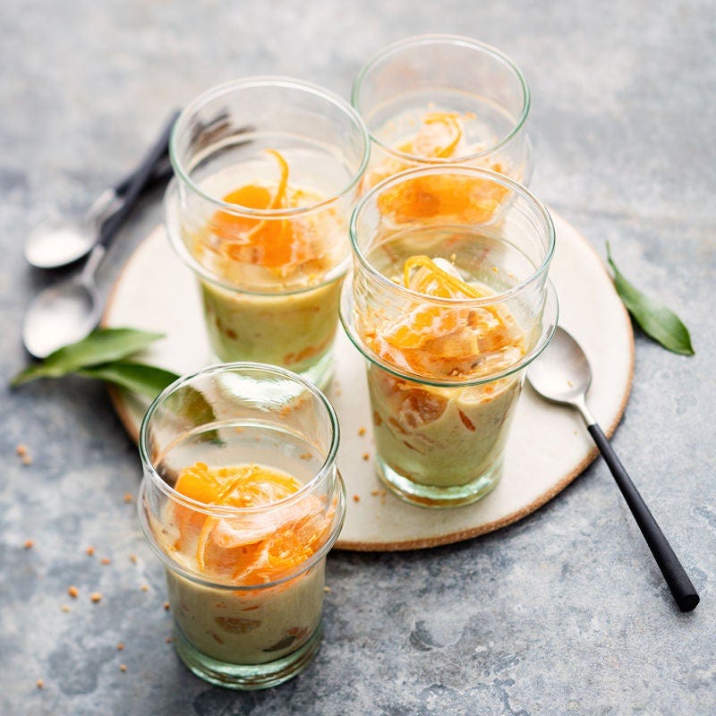 Clémentines en sabayon épicé