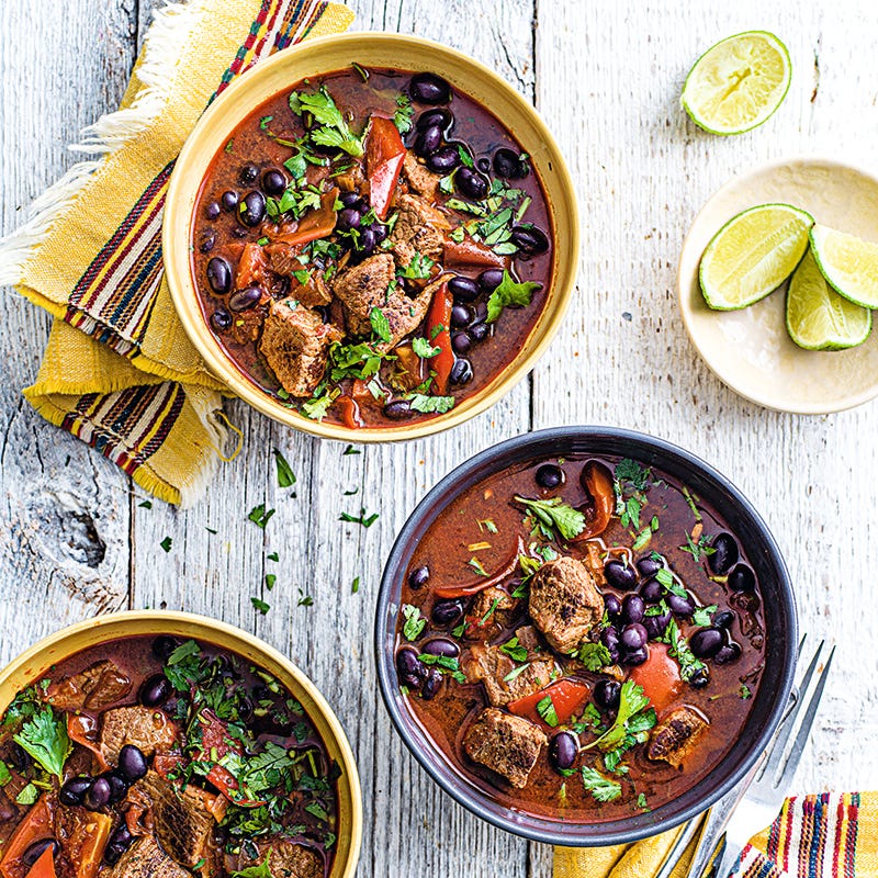 ViktVäktarna - Köttgryta med svarta bönor