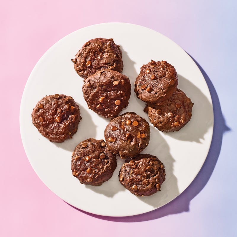 Double chocolate chip cookies