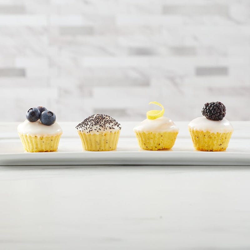 Photo of Glazed lemon-poppy seed mini muffins by WW