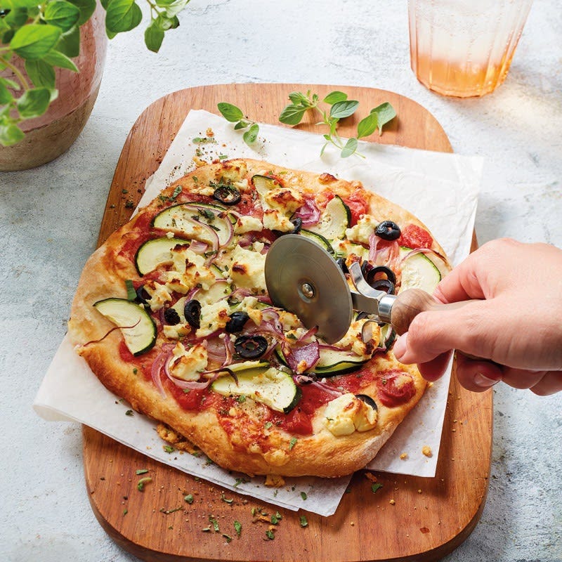 Griechische Pizzafladen