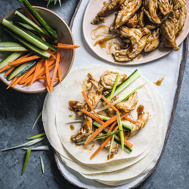 ViktVäktarna - Kinesiska pannkakor med sojapocherad kyckling