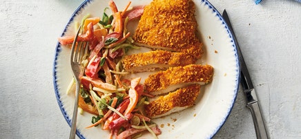 Easy “shake & bake” breaded chicken