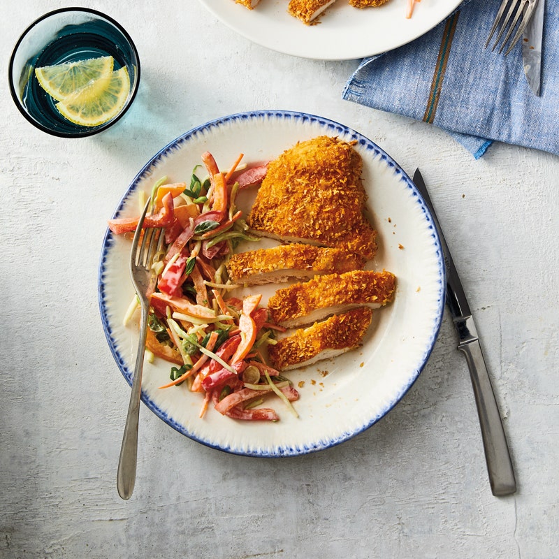 Easy “Shake & Bake” Breaded Chicken