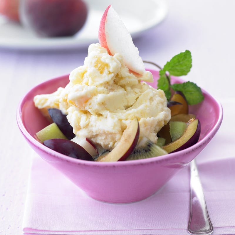 Pfirsich-Joghurt-Glace