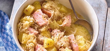 Sauerkraut-Kasseler-Eintopf