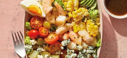 Shrimp cobb salad