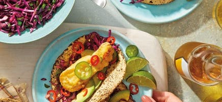 Air-Fried Baja Fish Tacos