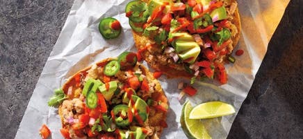 Black-Eyed Pea Tostadas