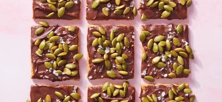 Biscuits Graham recouverts de chocolat et de pepitas