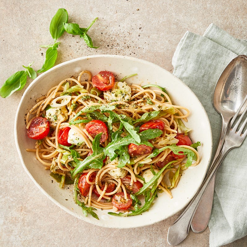 Pasta mit Tomate-Mozzarella