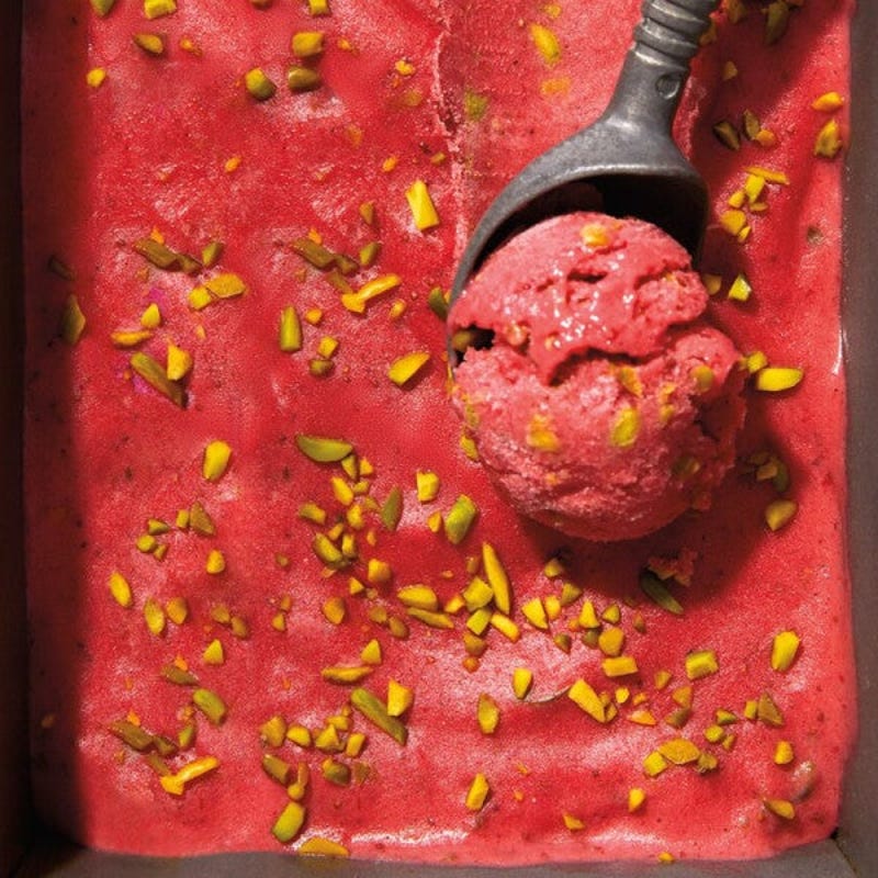 Photo of Roasted strawberry & pistachio nice cream by WW