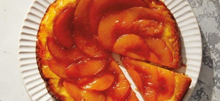 Peach Tarte Tatin
