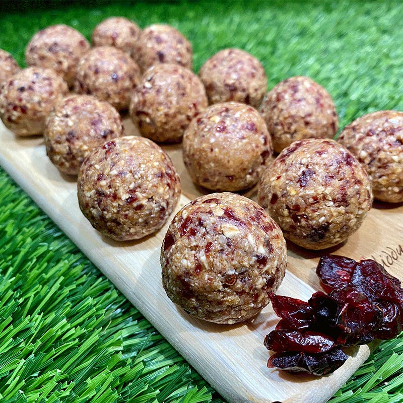 Anna's cranberry coconut bliss balls