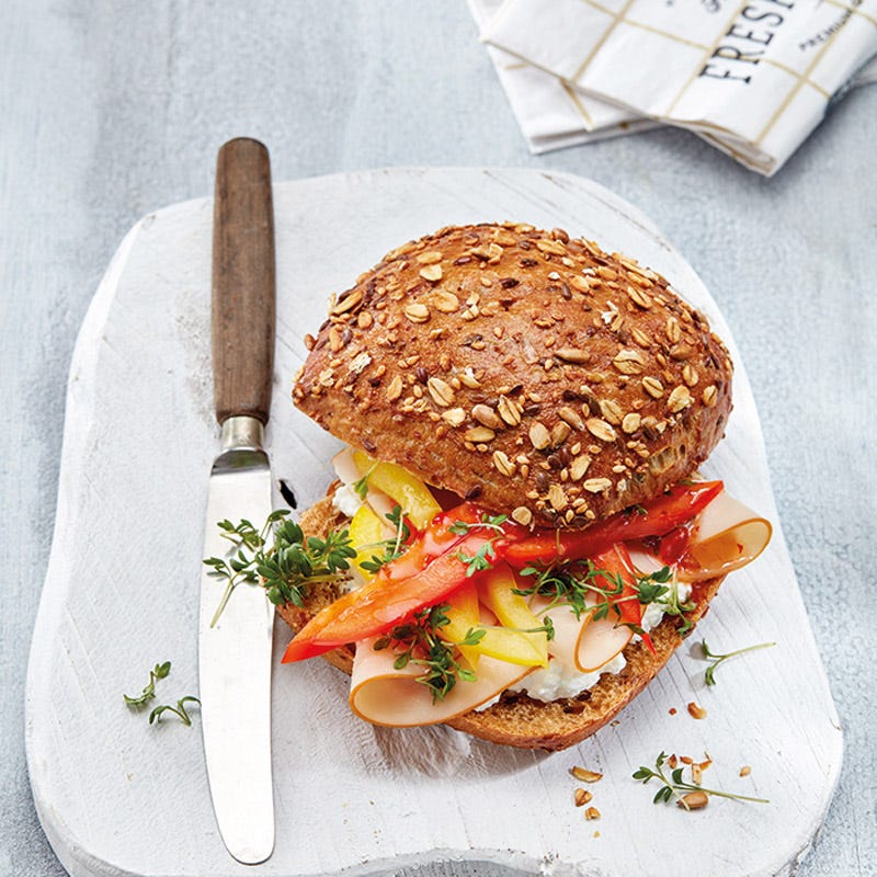 Vollkornbrötchen Asia-Style