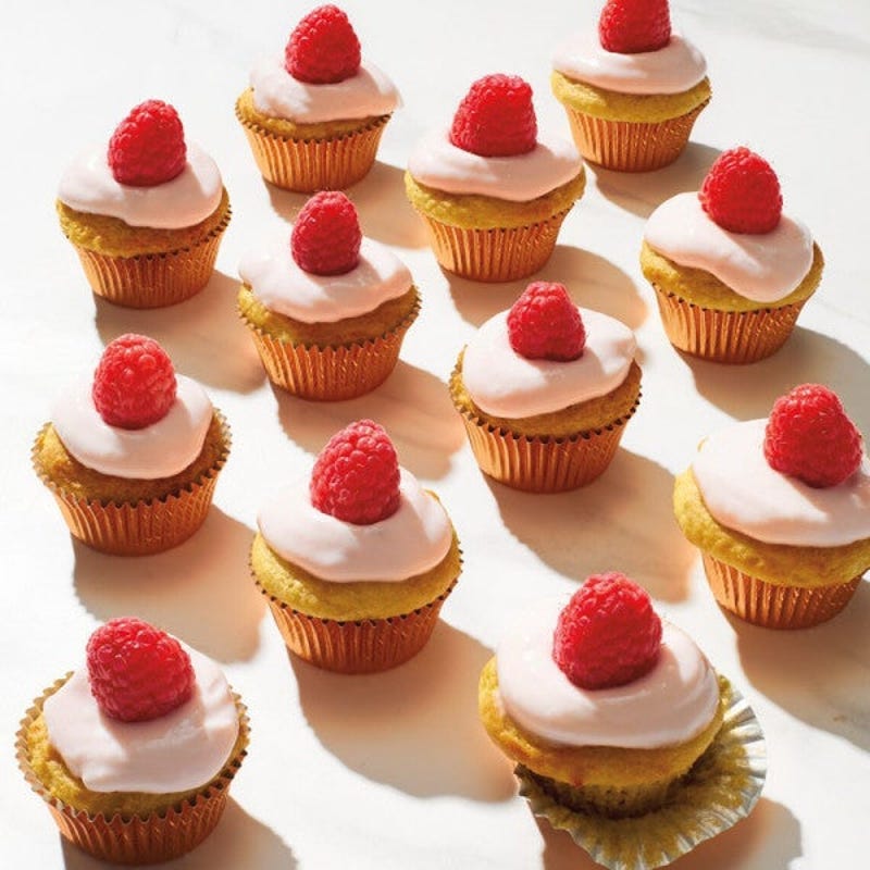 Photo de Mini gâteaux à la limonade et aux framboises par WW
