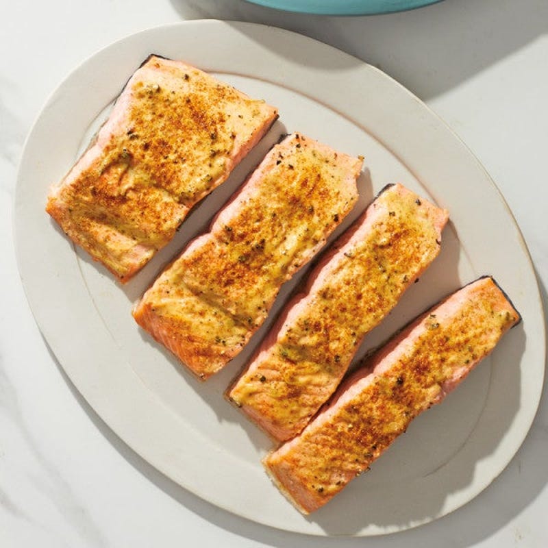 Photo of Salmon with Honey Mustard & Coriander by WW