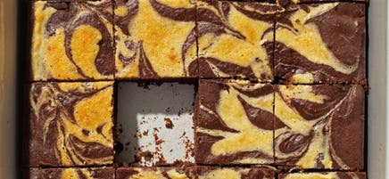 Brownies marbrés au gâteau au fromage