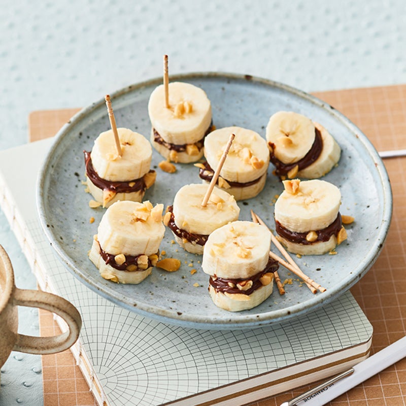Schoko-Bananen-Bites