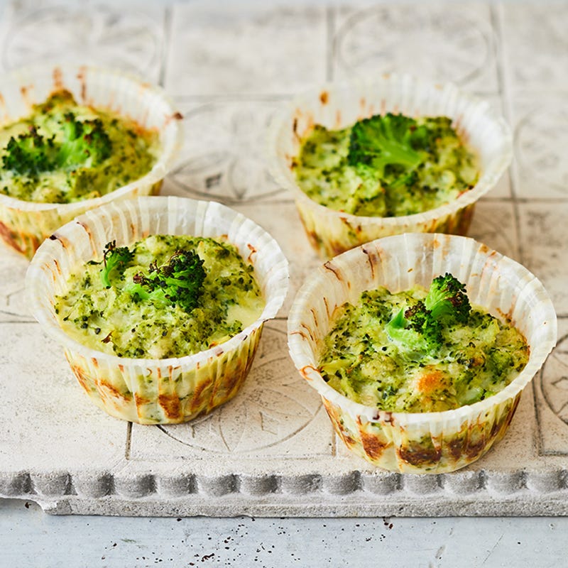Kleine Brokkolimuffins