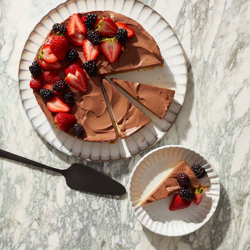 Photo of Dark chocolate tart with berries by WW