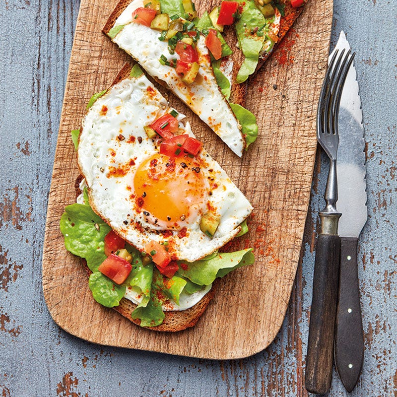 Strammer Veggie Max mit deftiger Salsa