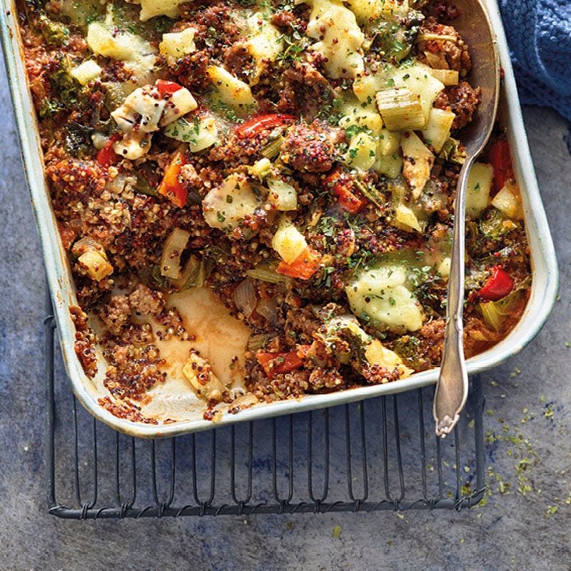 Quinoa-Hack-Auflauf