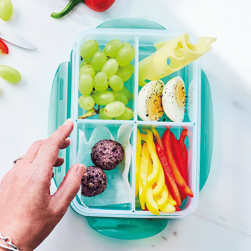 Photo of Anna's blueberry coconut bliss balls snack box by WW