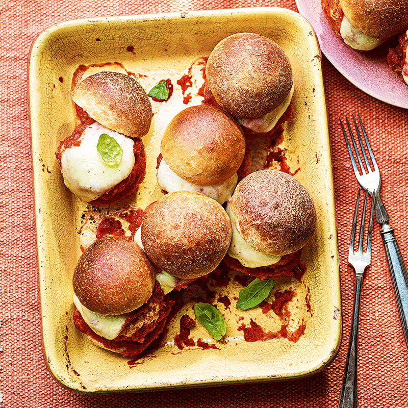 Turkey meatball sliders