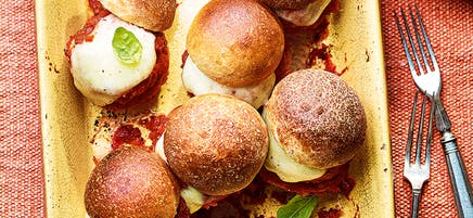 Turkey meatball sliders