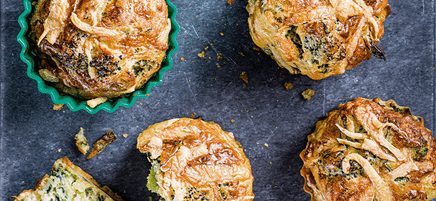 Cheese and broccoli muffins