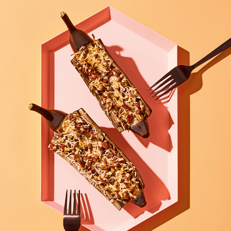 Chocolate banana boats