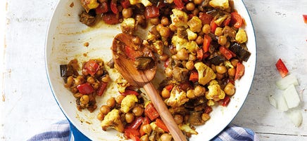 Blumenkohl-Kichererbsen-Curry