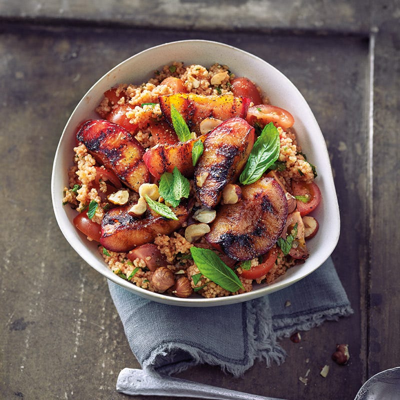 Tomaten-Couscous mit Nektarinen