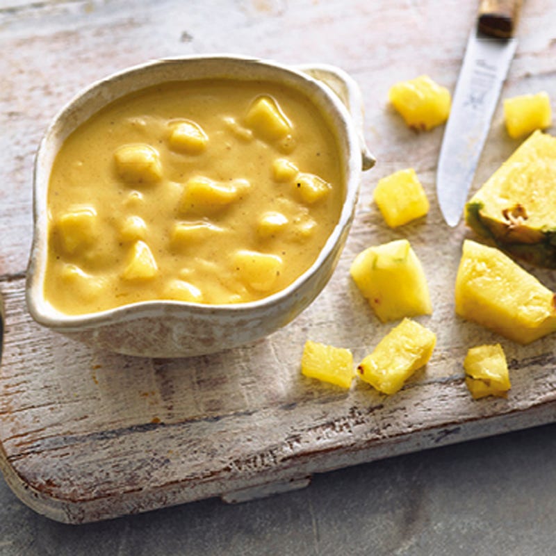 Fruchtige Blumenkohl-Curry-Sauce