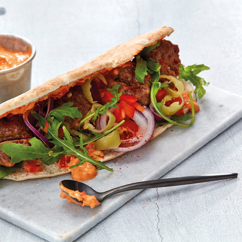 Hackbällchen-Döner