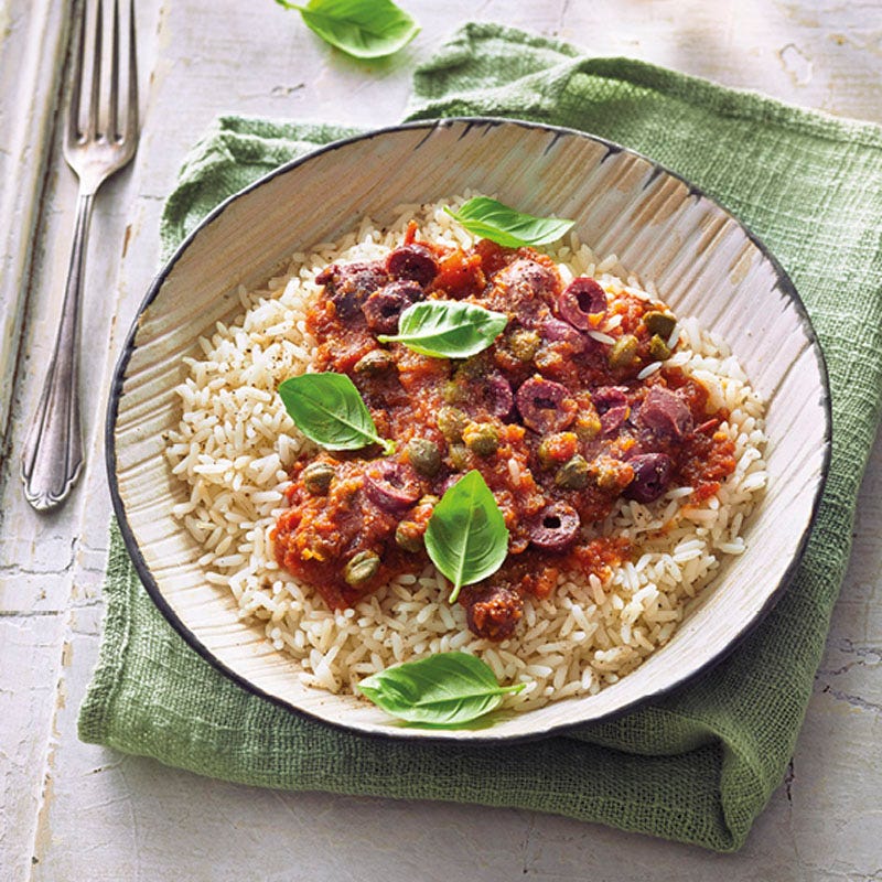 Reis à la Puttanesca