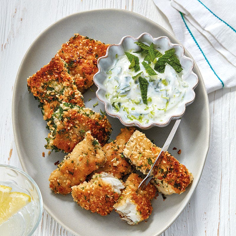 Knusprige Kräuter-Fischsticks