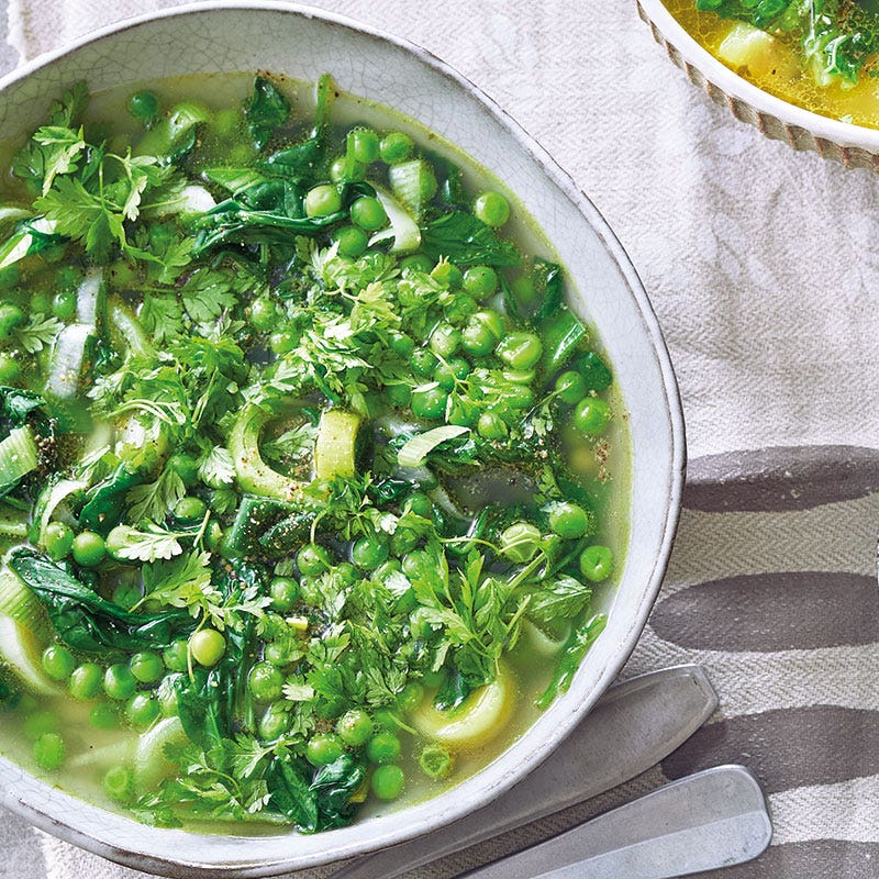 Spinatsuppe