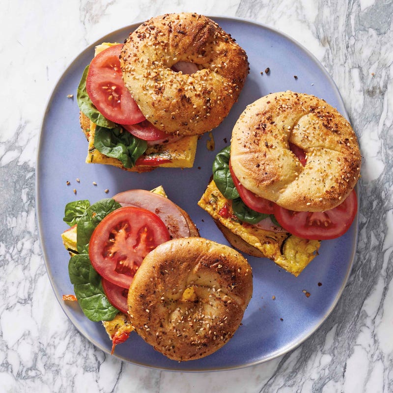 Foto van Bagel met frittata door WW