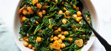 Espinaca con Garbanzos (Spinach & Chickpeas)