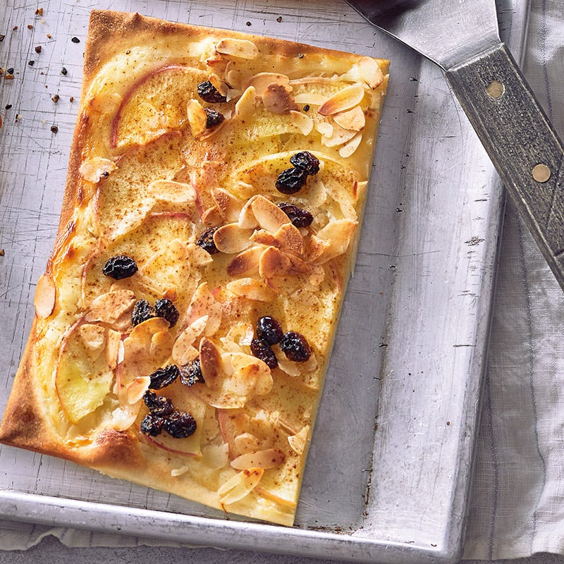 Bratapfelflammkuchen