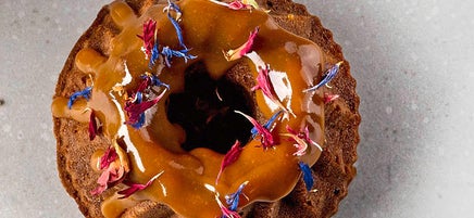 Muffins au chocolat et caramel au beurre salé