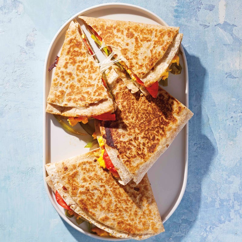 Foto van Wrap met paprika en ei door WW