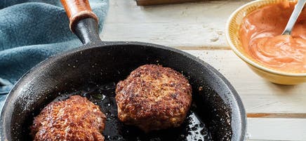 Boulettes sauce cocktail et chou-fleur