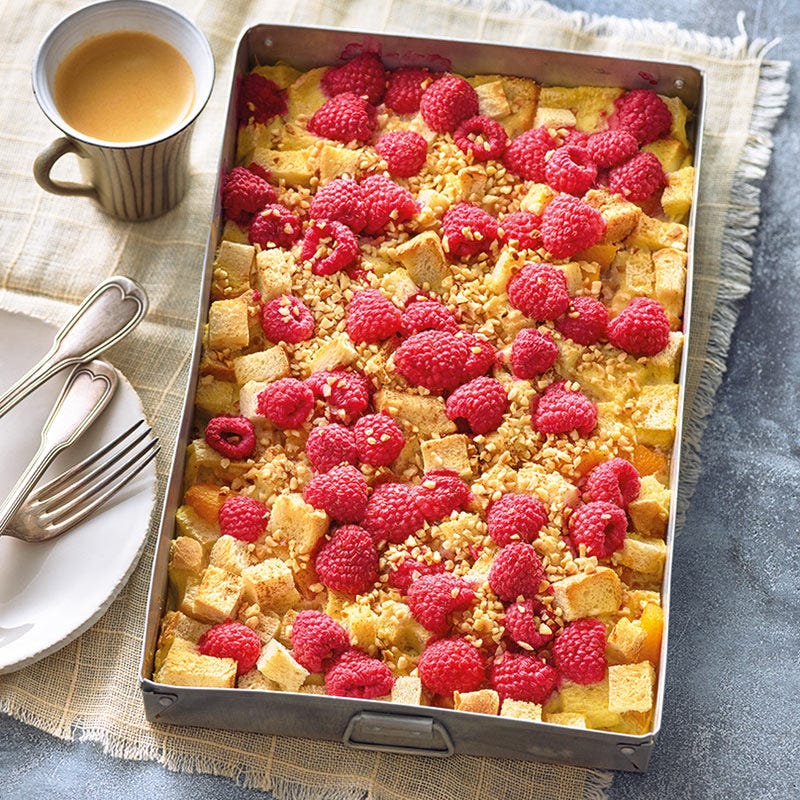 French-Toast-Auflauf mit Obst