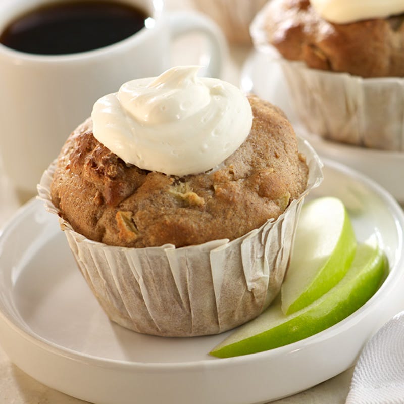 Photo de Muffins aux pommes avec glaçage au fromage à la crème par WW