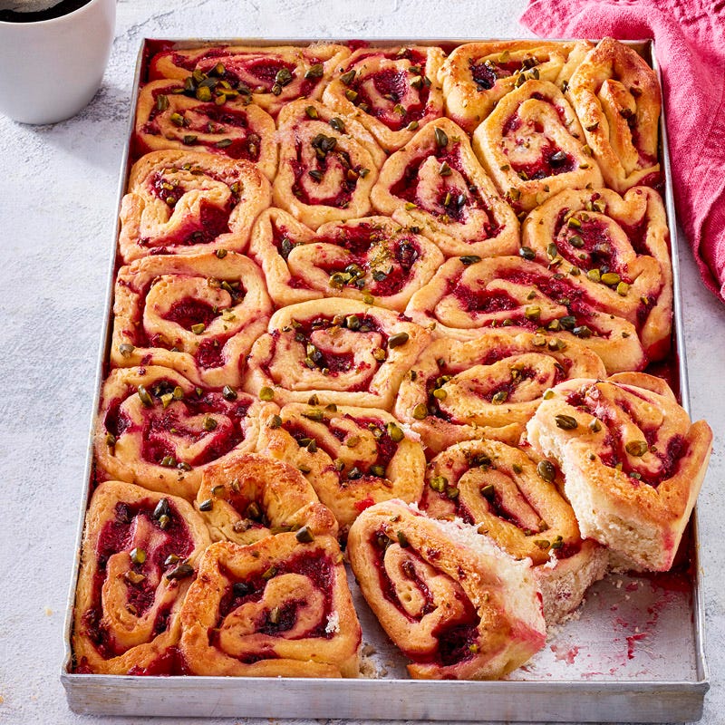 Himbeer-Pistazien-Rosen