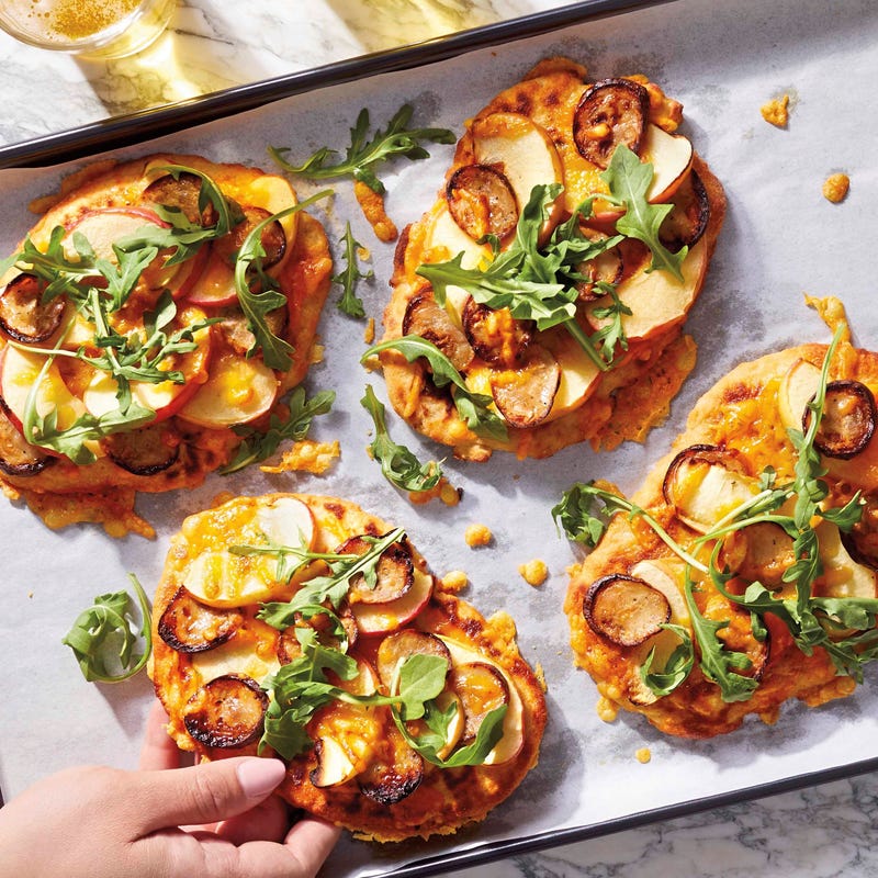 Photo de Pizza aux pommes et saucisses de poulet prise par WW